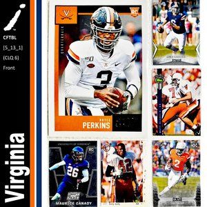 Virginia Cavaliers 6 Card Lot - CFTBL [5_13_1]
